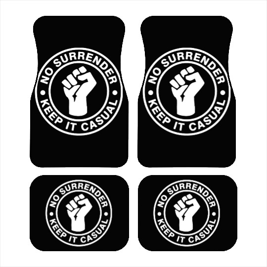 No Surrender Keep It Casual Culture 70s 80s 90s Te Car Mats