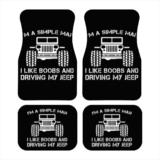 I am a simple man jeep Car Mats