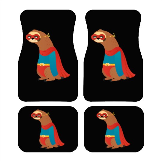 sloth superhero Car Mats