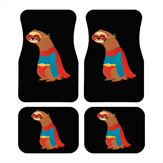 sloth superhero Car Mats