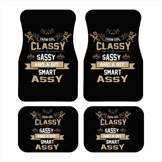 Farm Girl - Funny Farmer Girls Car Mats