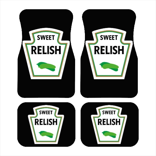 Sweet Relish Car Mats Halloween Costume Funny Holiday
