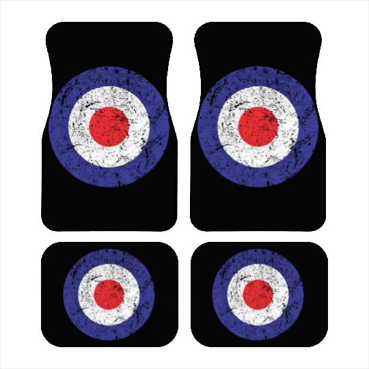 Royal Air Force World War II Spitfire Logo Retro Car Mats