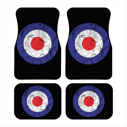 Royal Air Force World War II Spitfire Logo Retro Car Mats