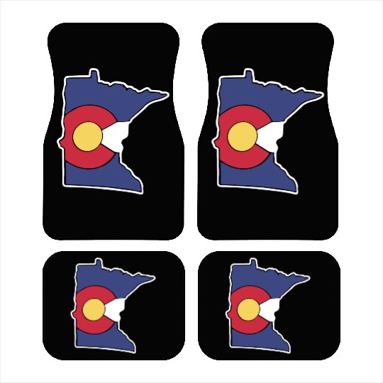Colorado Flag Minnesota State minnesota grandpa Car Mats