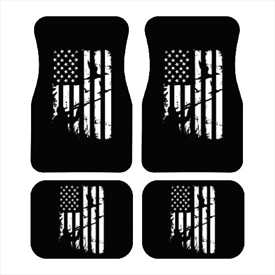 USA Duck Hunting American Hunters Hunt Gifts Car Mats