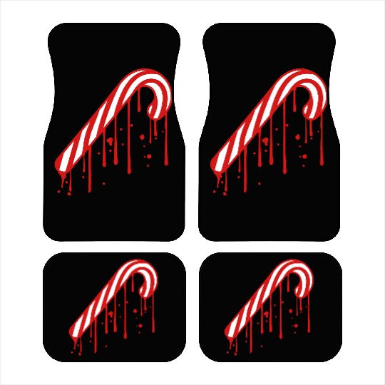 drop graffiti melt stamp candy cane tasty candy su Car Mats