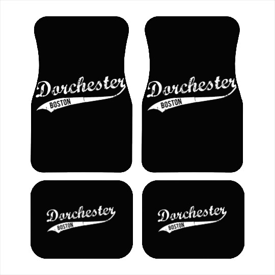 Dorchester Boston Massachusetts Vintage Look Car Mats