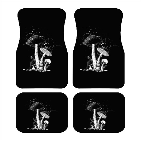 four mushrooms Car Mats