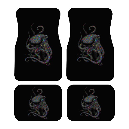 Octopus Psychedelic Car Mats