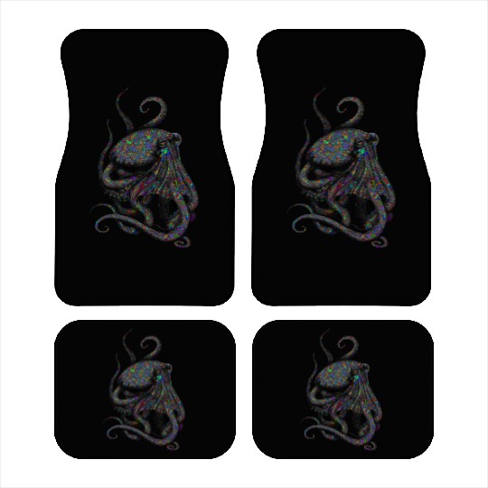 Octopus Psychedelic Car Mats