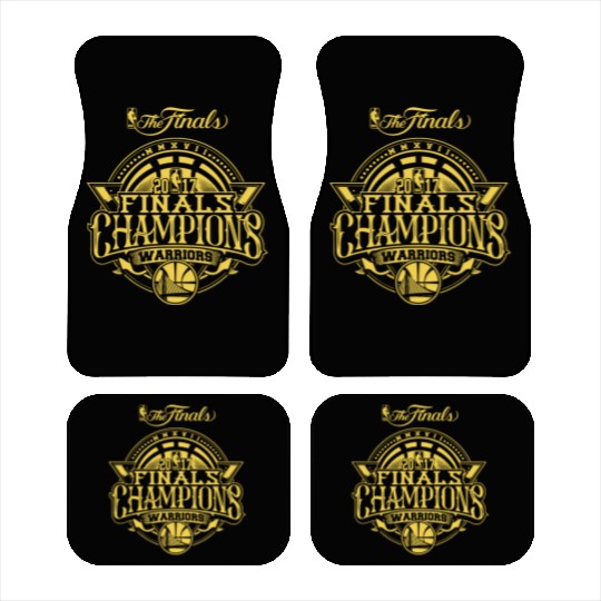 Golden State Warriors Finals Champions 2017 Car Mats