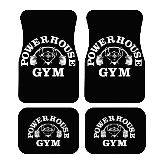 Fashion Bodybuilding Power House Gym Fitness Car Mats