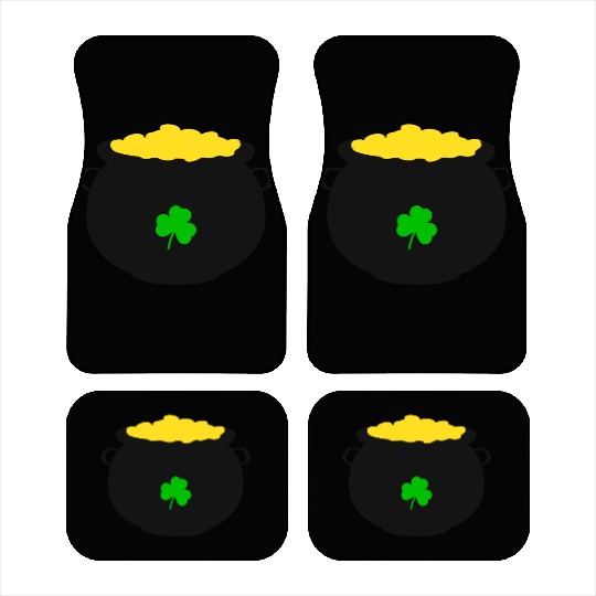 Pot of Gold St Patricks Day Car Mats