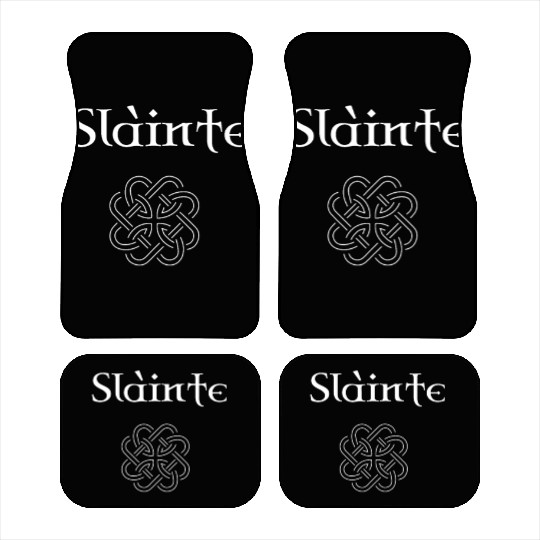 Slainte Car Mats St. Patrick's Day Party Drinking D