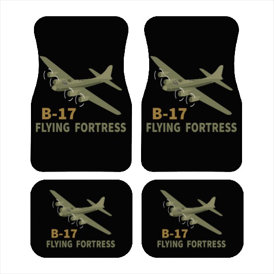 B17 Flying Fortress Bomber WW2 Airplane product Car Mats