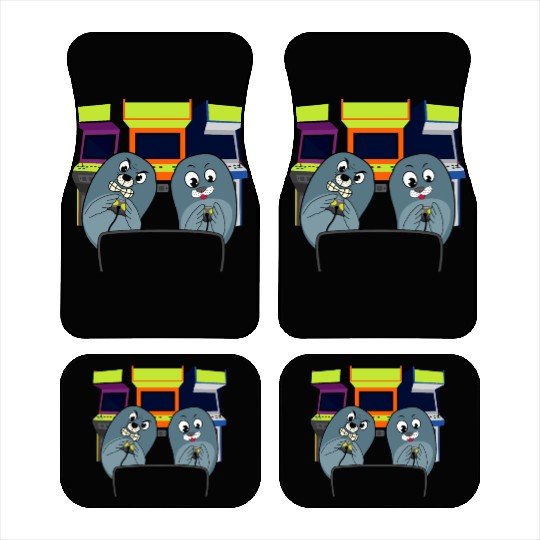 sea lion Seal Video Game gift Car Mats