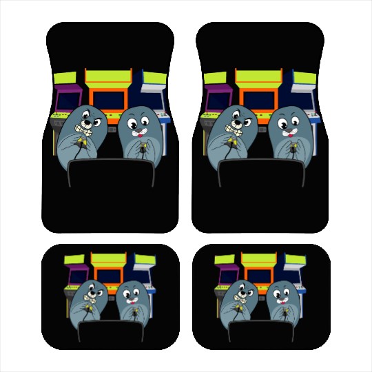 sea lion Seal Video Game gift Car Mats