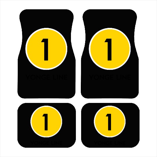 Yonge Street Subway Line Car Mats