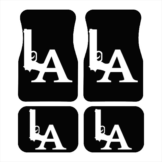 LA Dodgers Gun Los Angeles Hollywood California Car Mats