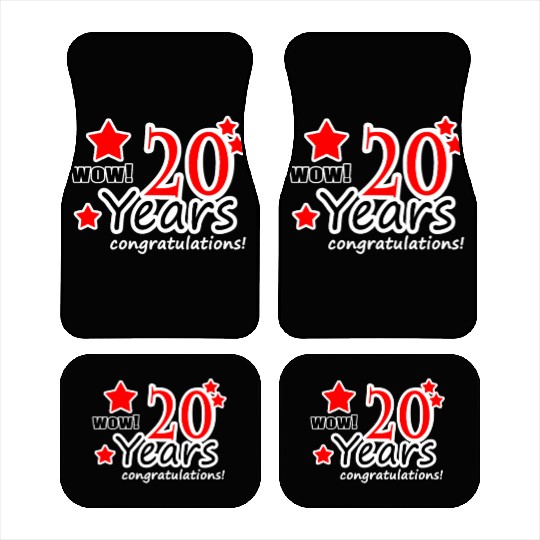 20 years anniversary Car Mats
