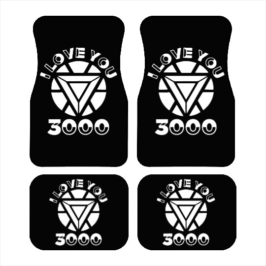I love you 3000 I am Iron Man marvel film supernat Car Mats