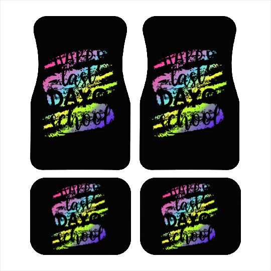 Happy Last Day of School Teacher Car Mats