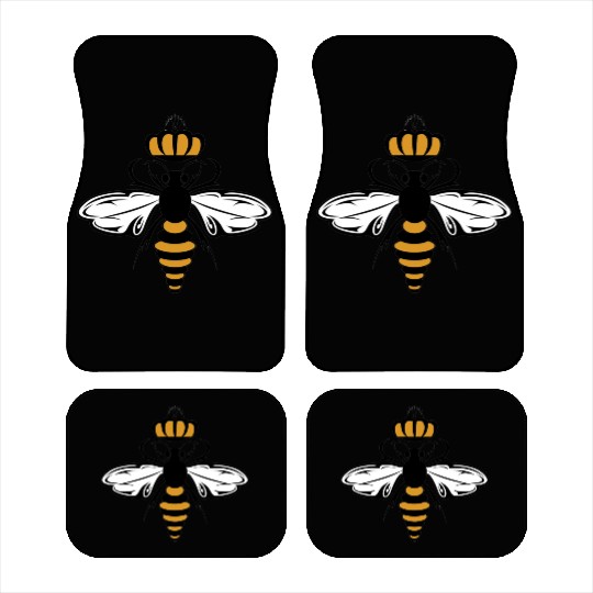 Queen Bee with Crown Motif Car Mats