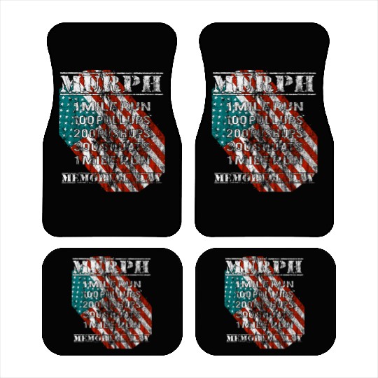 2019 Murph Challenge Memorial Day WOD Workout Gym Car Mats