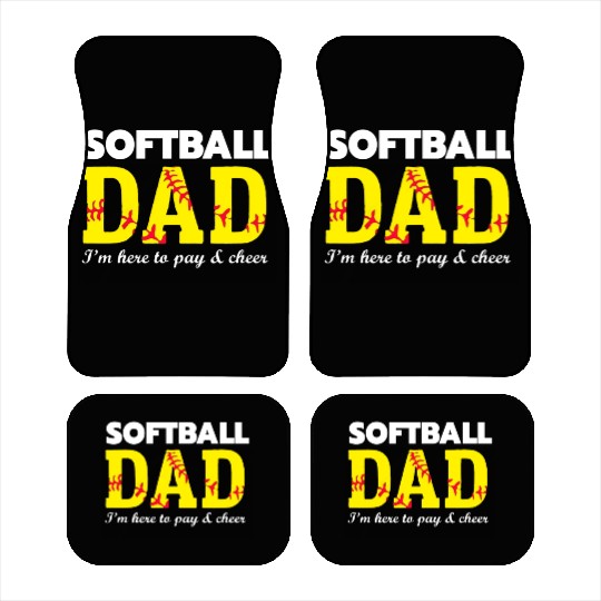softball dad Car Mats