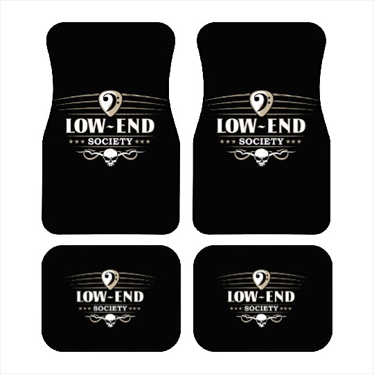 Original Low End Society for Bass Player Car Mats