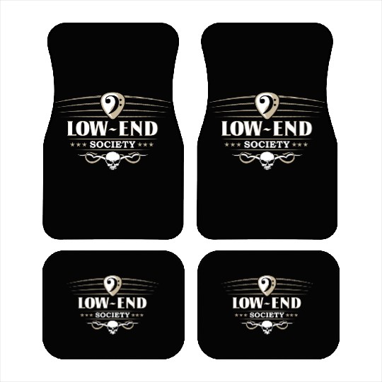 Original Low End Society for Bass Player Car Mats
