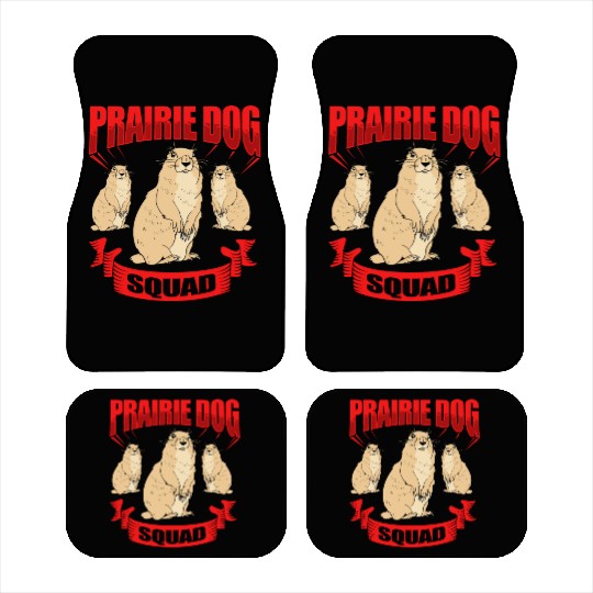 Prairie Dog Groundhog Squirrel Xerini Rodent Car Mats