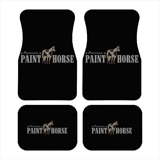 American Paint Horse Western Riding Car Mats