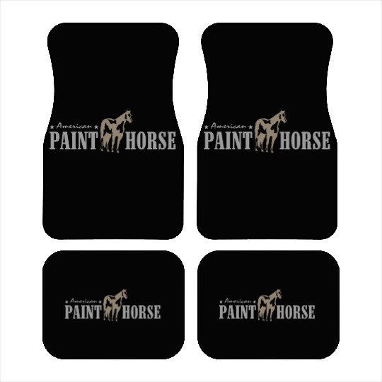 American Paint Horse Western Riding Car Mats