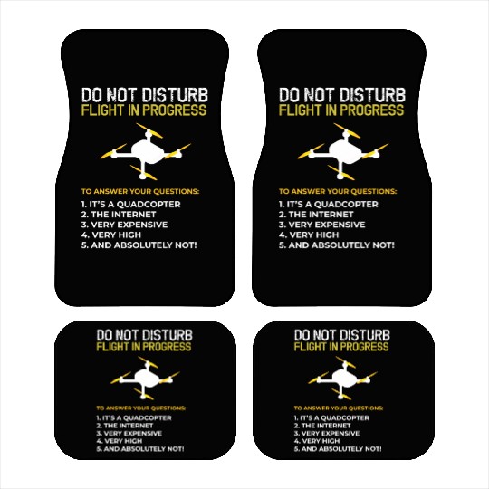 Do Not Disturb Flight In Progress Drone Hobby Rc Car Mats
