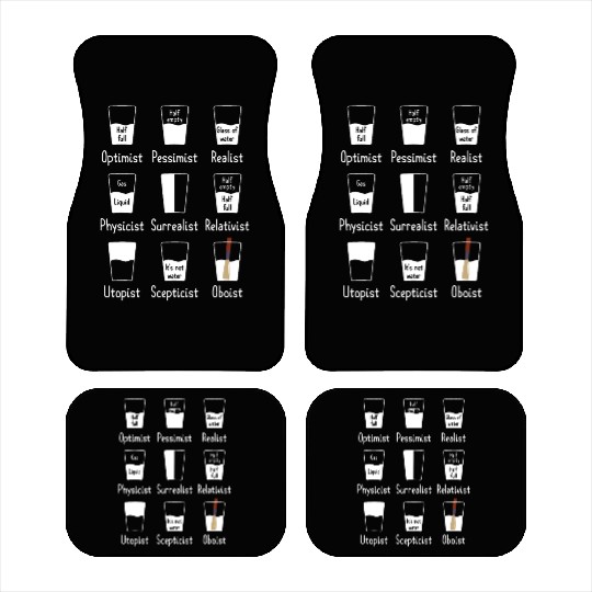 Oboe Water Orchestra Musician Oboist optimist Car Mats