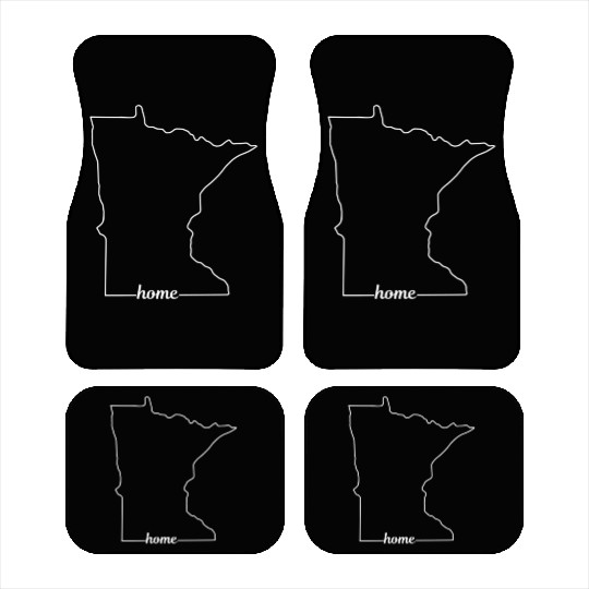 Minnesota State USA Pride Home Car Mats