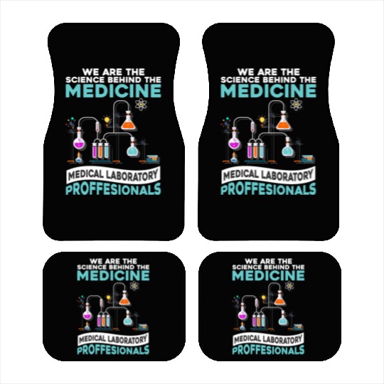 Medicine Laboratory Science Scientist Labor Car Mats