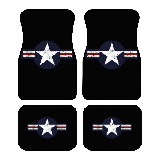 USAF US Air Force Roundel Car Mats