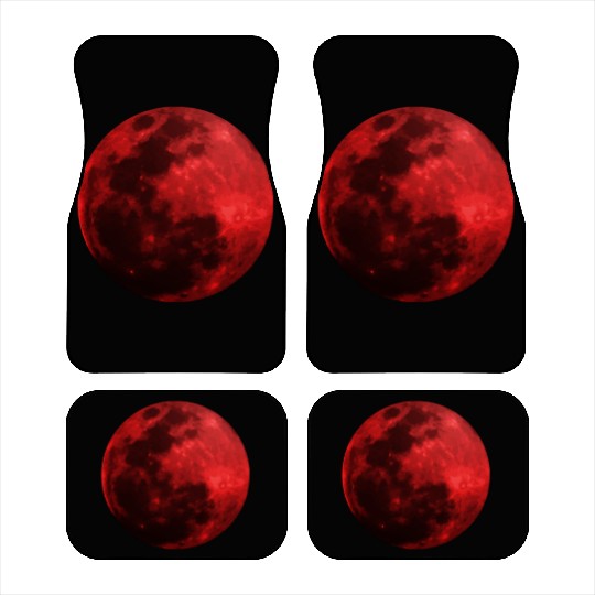 Blood Moon - Space - Graphic Realistic Car Mats