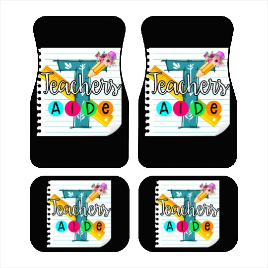 Teacher's Aide Car Mats Teacher Assistant Gift