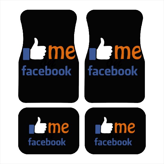like me on facebook Car Mats