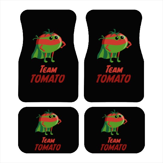 Team Tomato Vegetable vegan veggie Gardening Car Mats