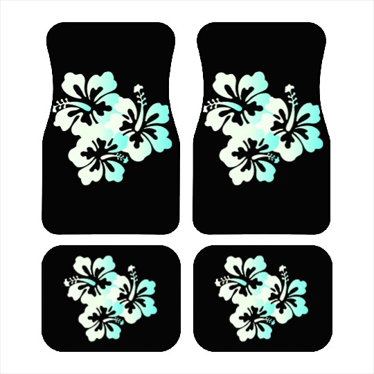 Hawaii Honolulu Boarder Surfer Tiki Summer Vacatio Car Mats