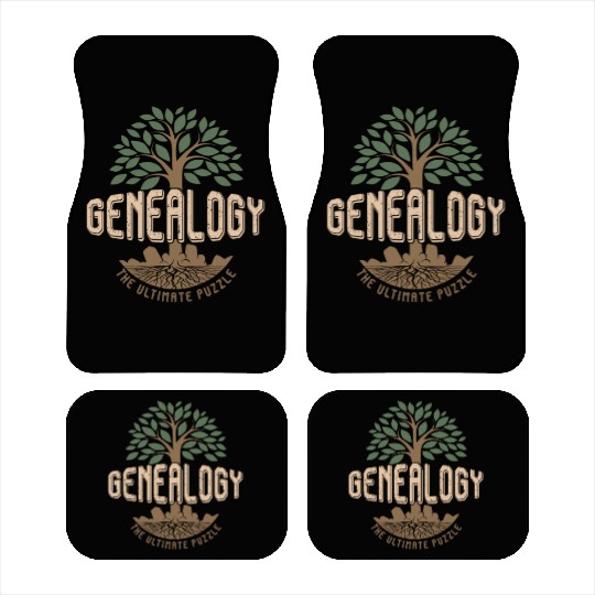 Genealogist Genealogy The Ultimate Puzzle Car Mats