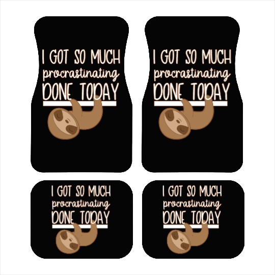 Sloth Car Mats