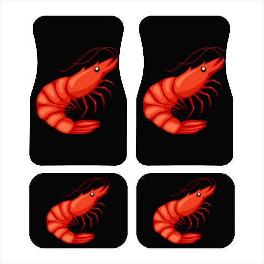Shrimp Jitsu Mixed Martial Arts Fighter Shrimping Car Mats