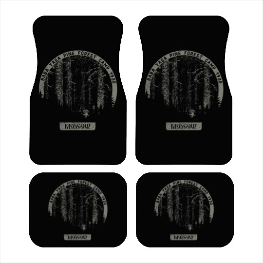 Occult Russian Witch - Baba Yaga Satanic Vintage Car Mats