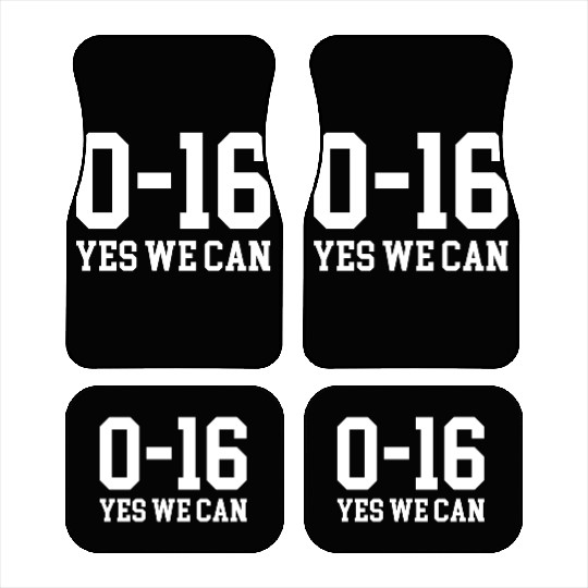 Detroit Lions 0 16 Yes We Can Car Mats